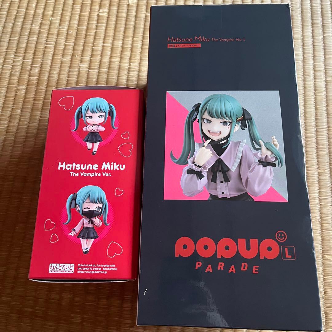 初音ミク　ヴァンパイアver ねんどろいど　popup フィギュアセット