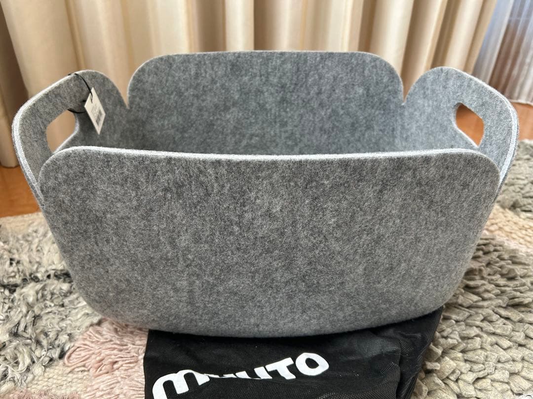 未使用品 MUUTO RESTORE バスケット Grey Melange