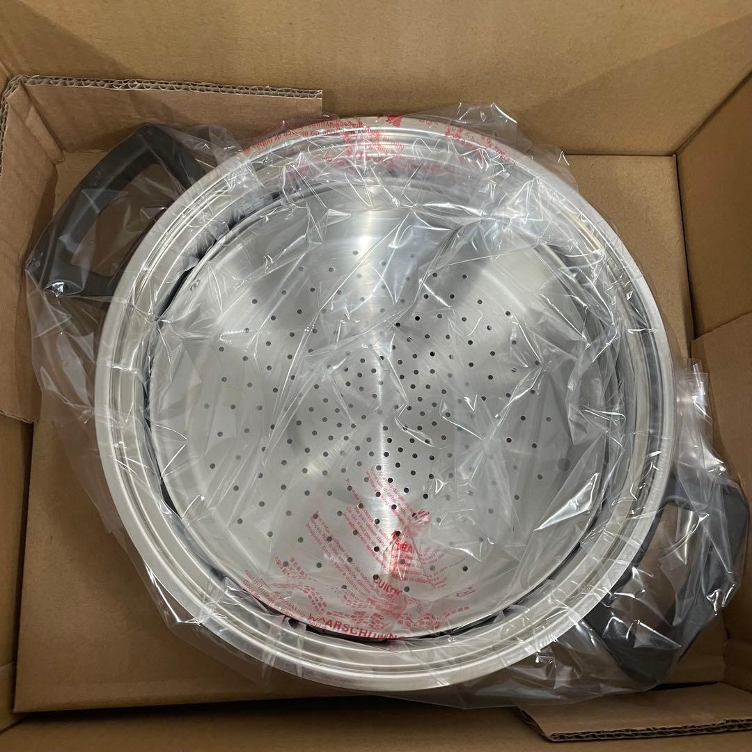 未使用 MEYER マイヤー クイッカークッキング 24cm 4.0L レッド