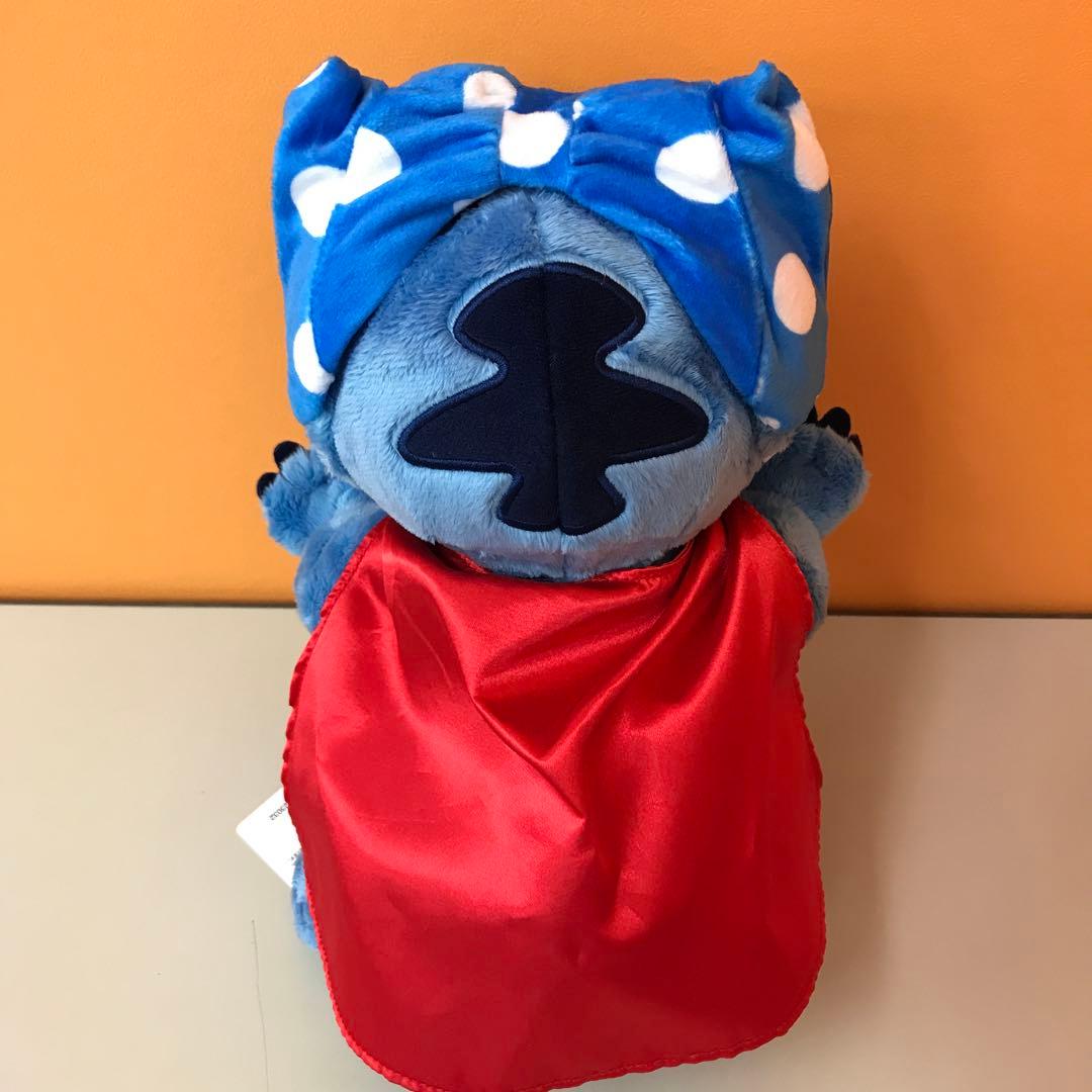 タグ付き ディズニーストア スティッチ ヒーロースタイル ぬいぐるみ