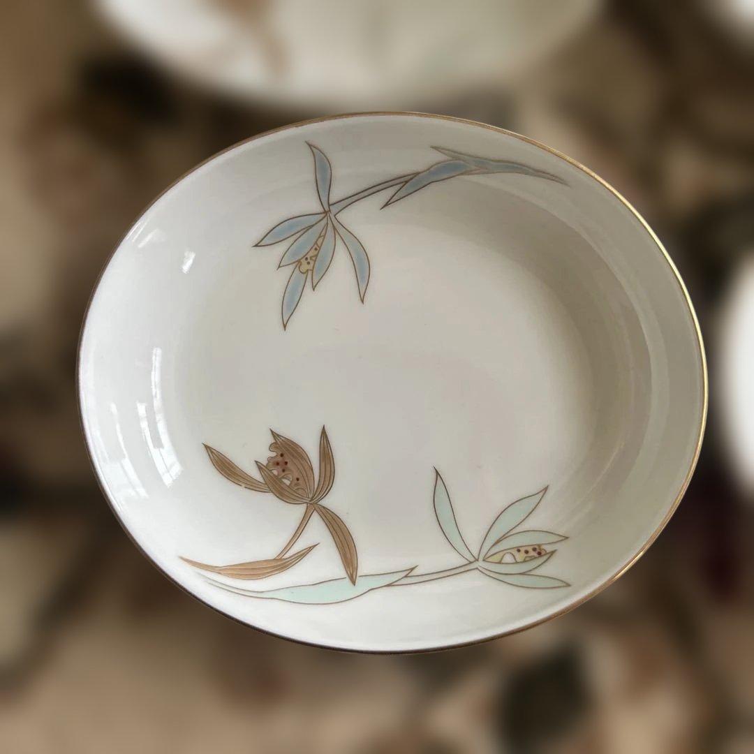 深川製磁 花柄皿 10枚セット