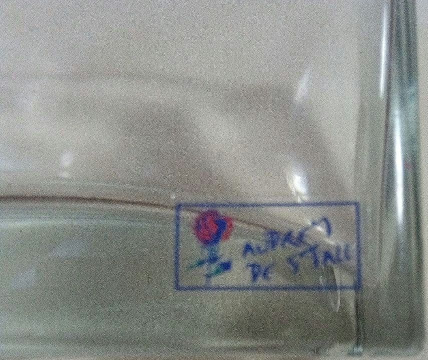 ガラス容器の人工のバラと装飾　未使用に近い　専用ページして購入OK◎早い者勝ち