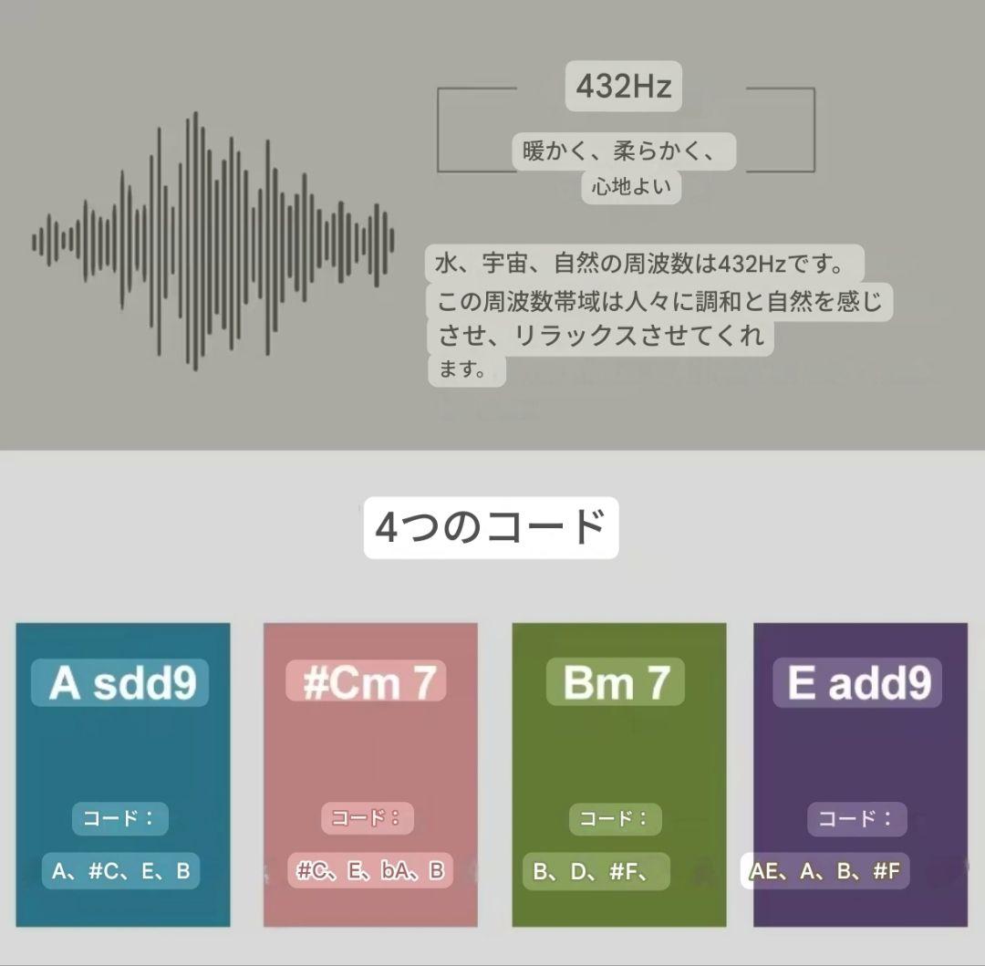 風鈴 ドアベル Aadd9 432hz 無垢ブナ材