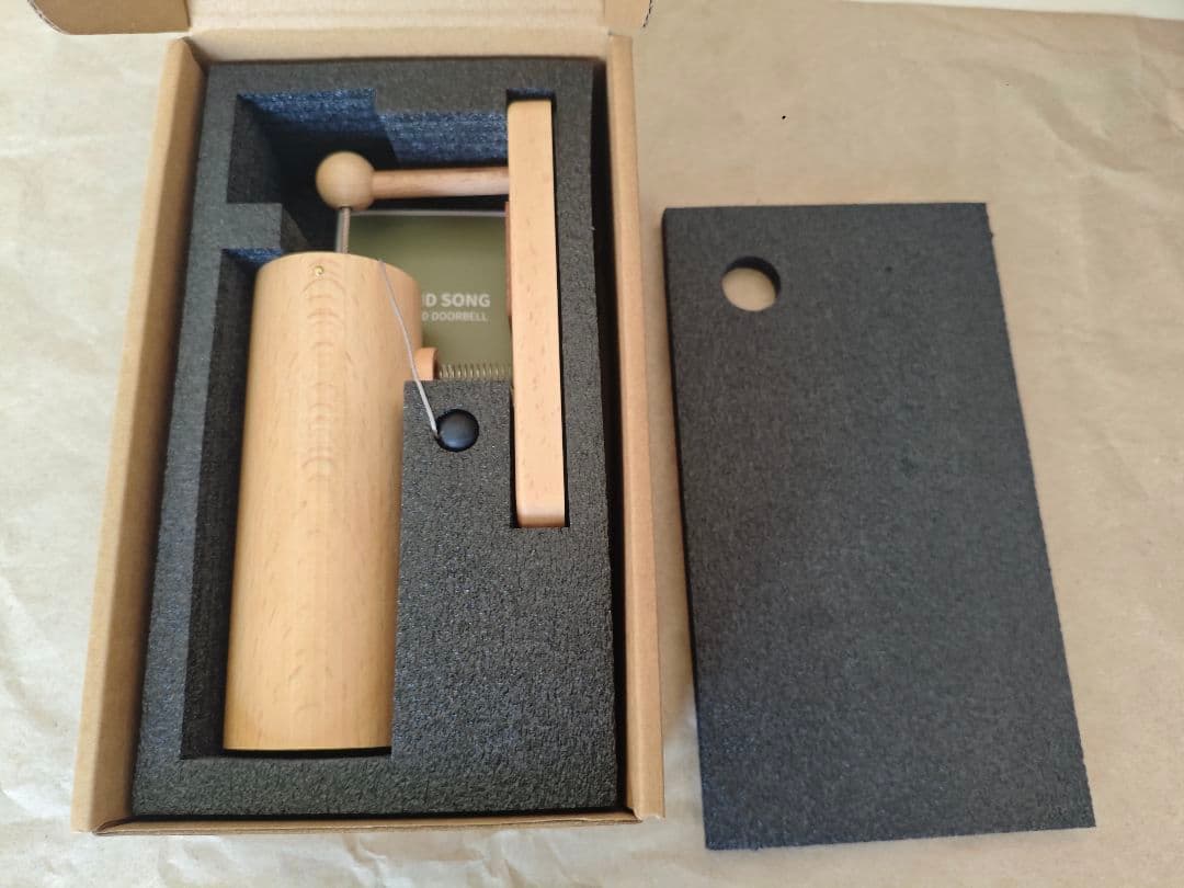 風鈴 ドアベル Aadd9 432hz 無垢ブナ材