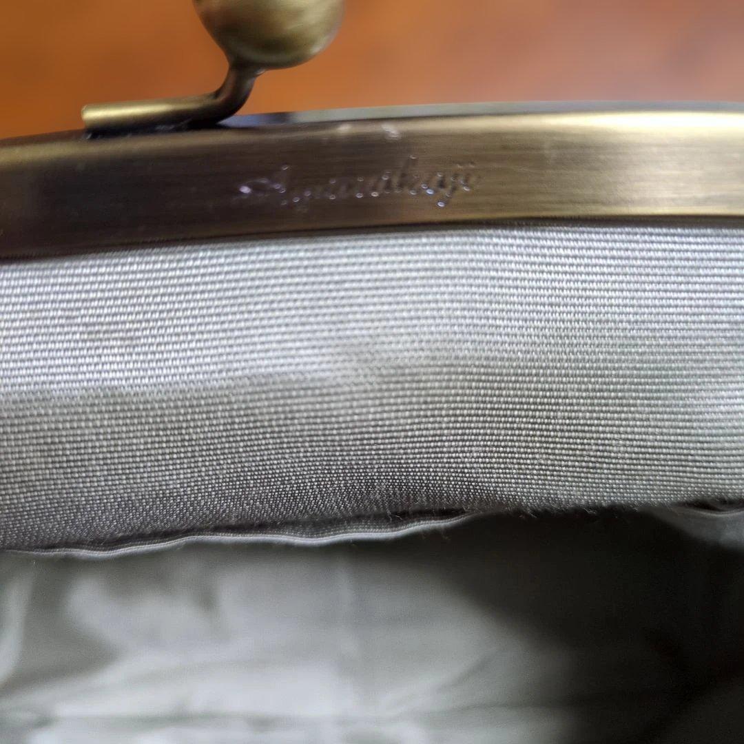 アヤノコウジ カラフル水玉模様がま口 ショルダーバッグ♪