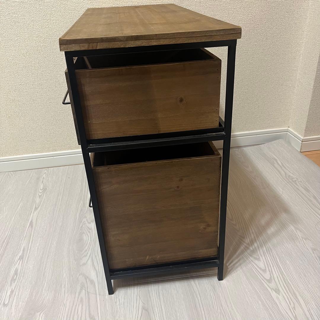 salut! アイアンウッド5ドロワーマルチラック