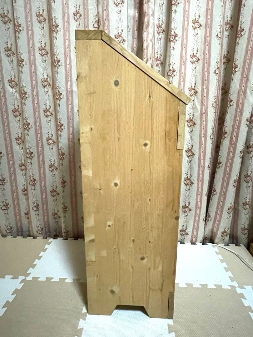 野菜ストッカー　野菜収納　野菜保存　カントリー　パイン材