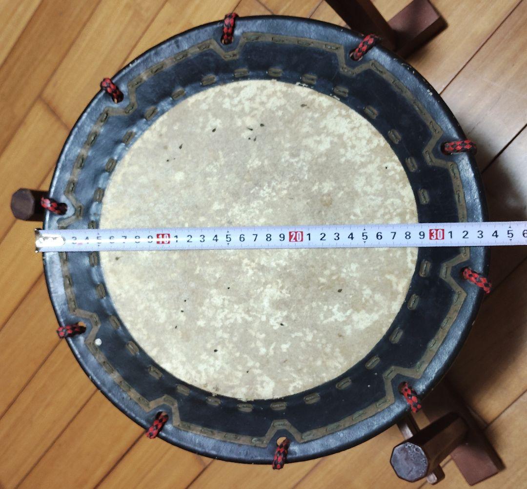 座敷用締め太鼓 締め太鼓 和太鼓 和楽器 スタンド付き 直径約33cm