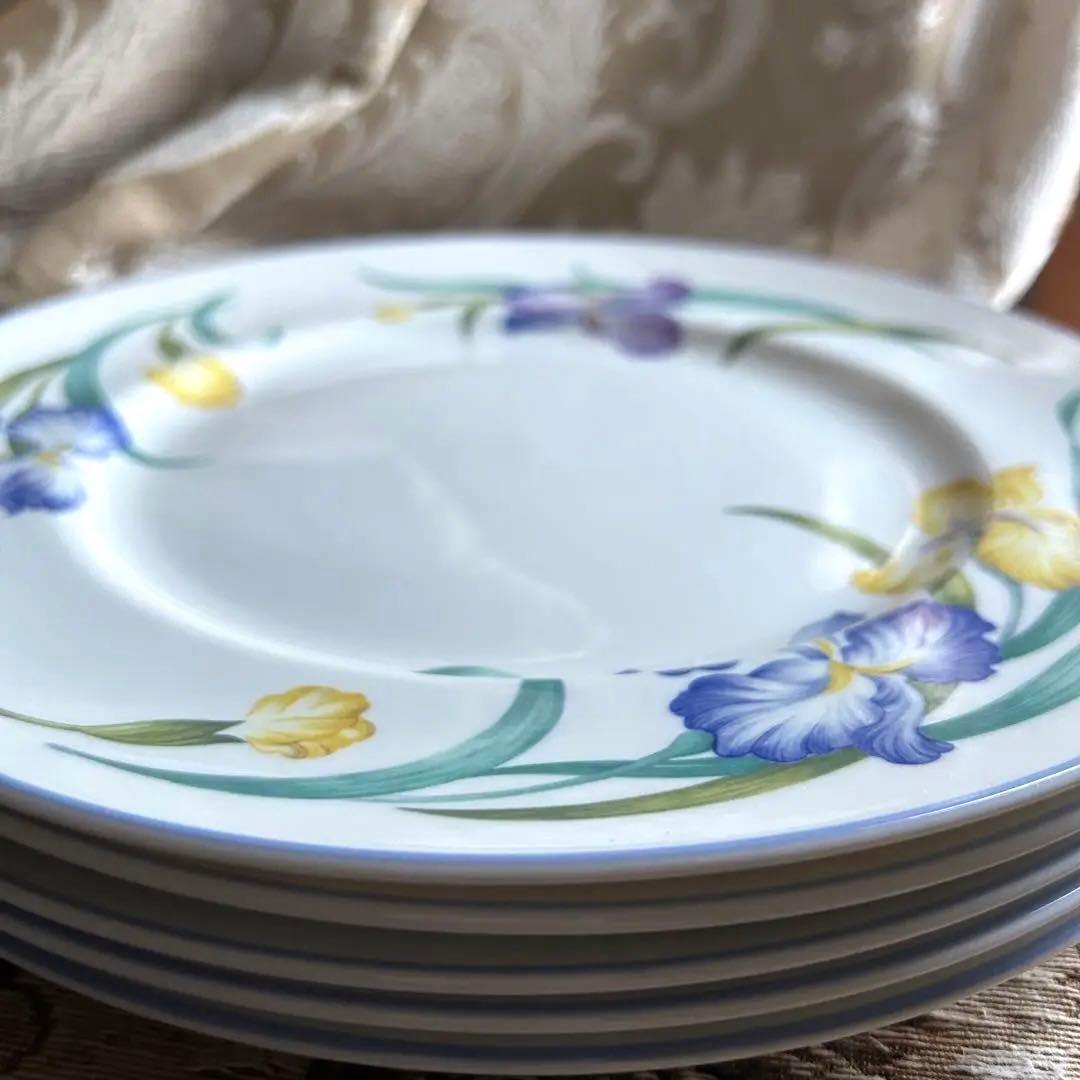 【新品】英国製  【LADYWOOD】アイリス花柄 5枚