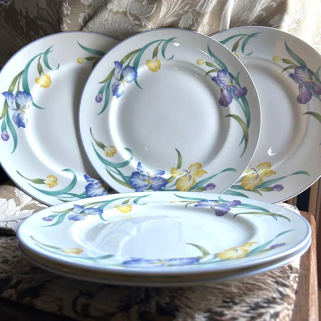 【新品】英国製  【LADYWOOD】アイリス花柄 5枚