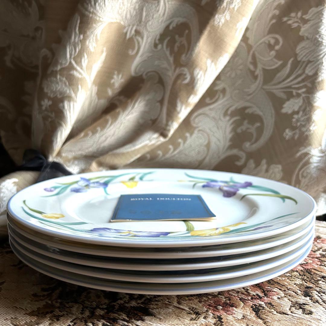 【新品】英国製  【LADYWOOD】アイリス花柄 5枚