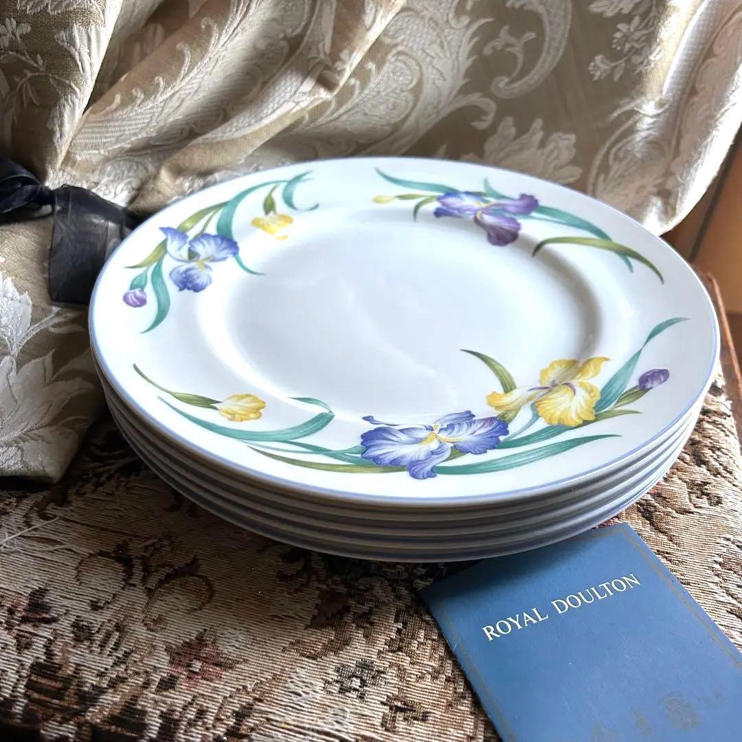 【新品】英国製  【LADYWOOD】アイリス花柄 5枚