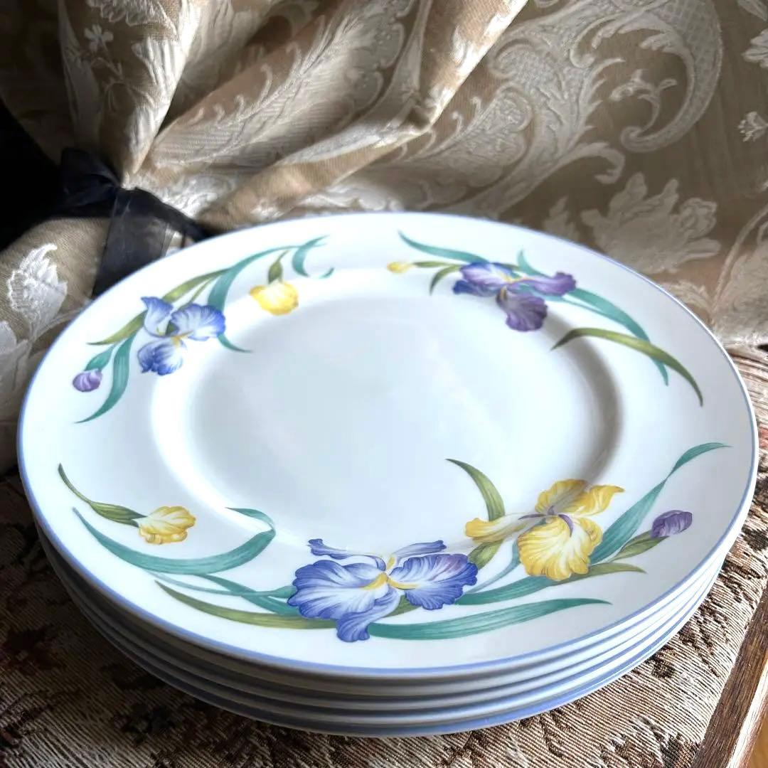 【新品】英国製  【LADYWOOD】アイリス花柄 5枚