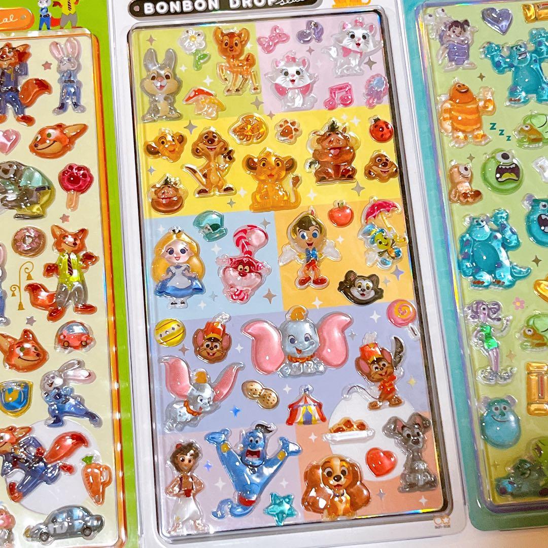 ボンボンドロップシール クラシック ズートピア モンスターズインク