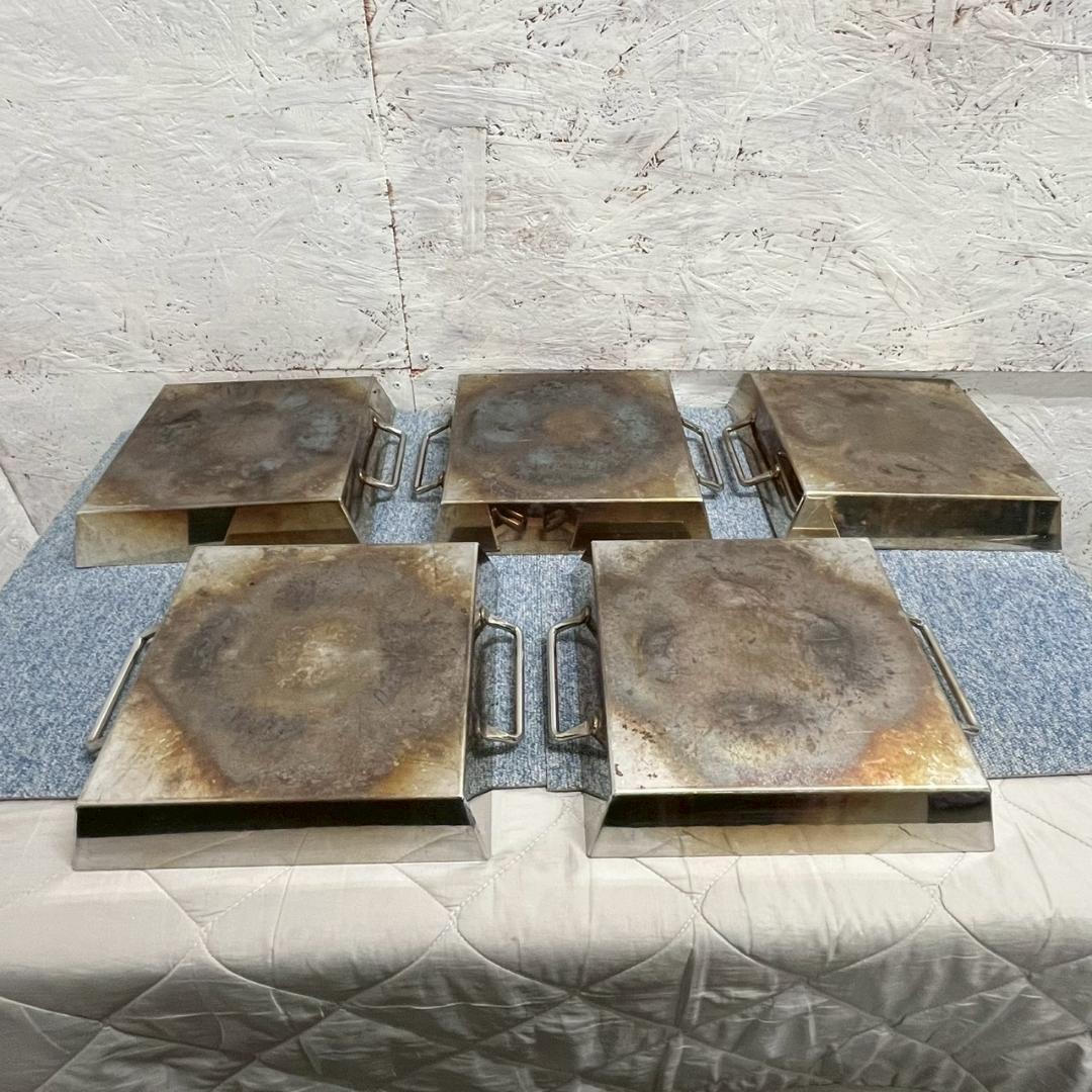 ステンレス製 業務用 ちりとり鍋 5個 セット まとめ売り ② A1276