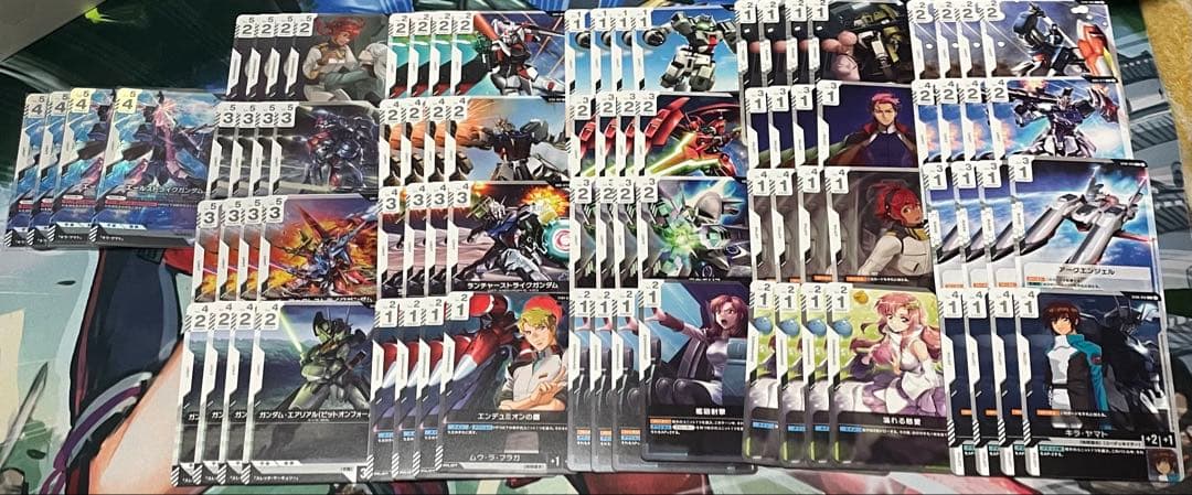 ガンダムカードゲーム β版 青・緑・白 フルコンプ 4コン セット - www