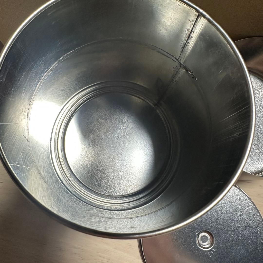 【新品&美品】MOHEIM Tin Canister 3個セット おまけ茶匙付き