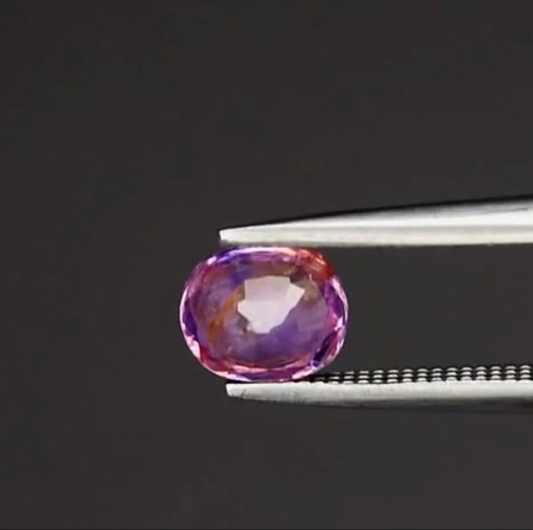 非加熱 天然 サファイア 0.78ct 希少色 ルース