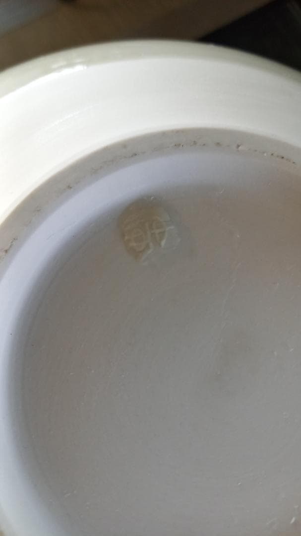 瀬戸焼　藤井憲之　白磁大鉢　26.5cm