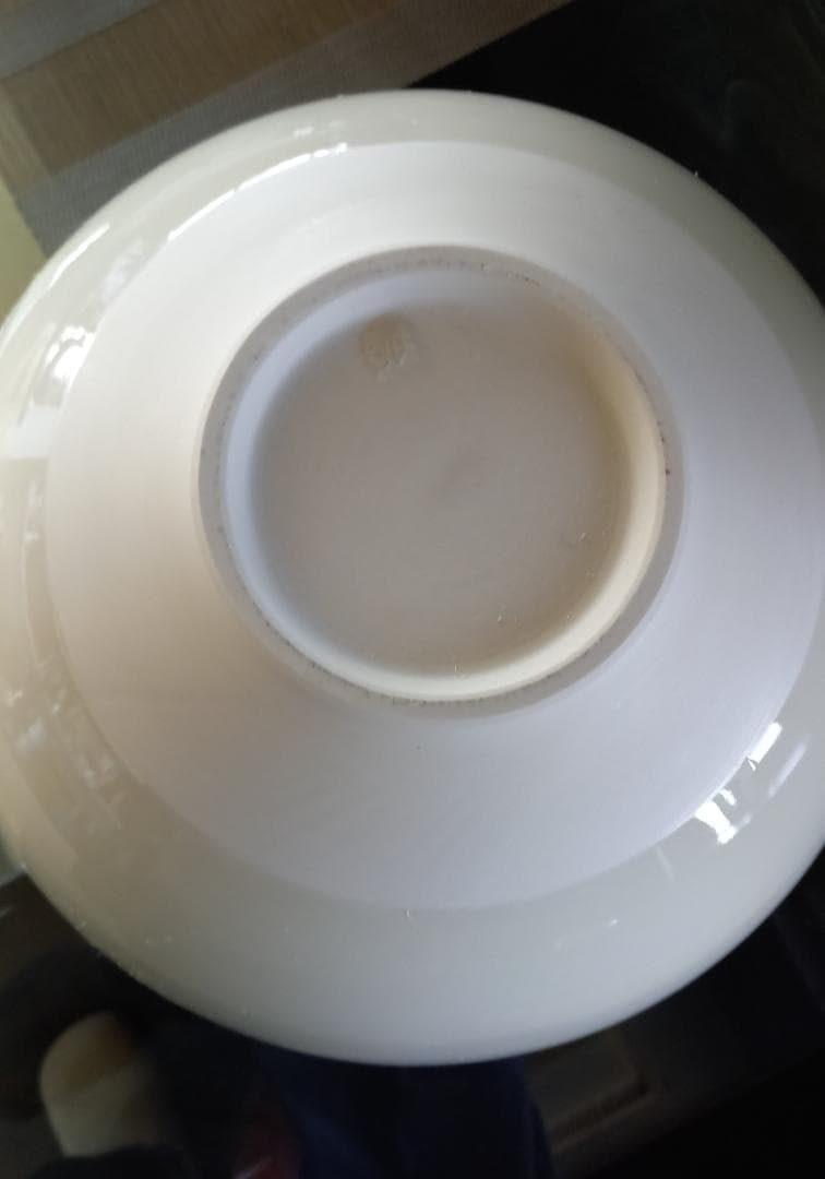 瀬戸焼　藤井憲之　白磁大鉢　26.5cm