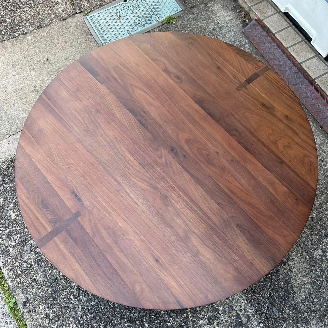 関家具　センターテーブル　丸テーブル