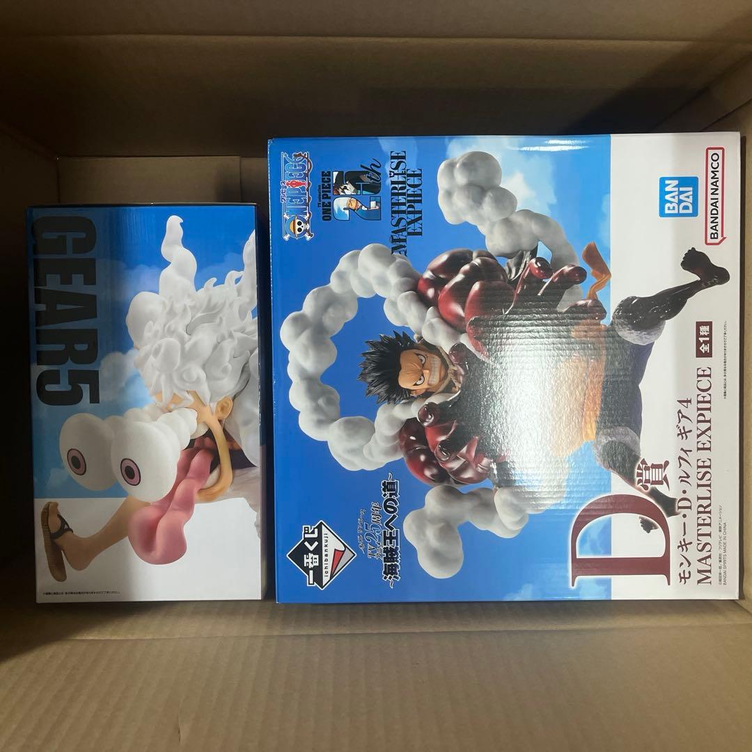 一番くじ　ワンピース　海賊王への道　D賞　ラストワン賞　2体セット