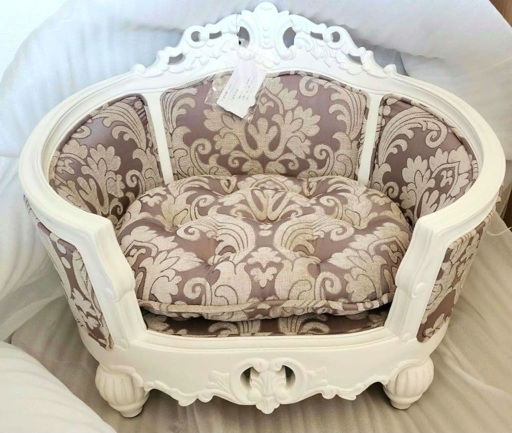 高級 フレンチ ロココ ミニ ソファー 飾り スーパードルフィー 子供 ペット
