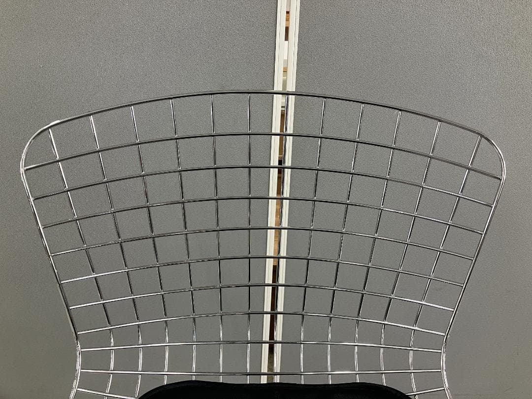 ハイチェア N plus リプロダクト ハリー・ベルトイア シルバー①