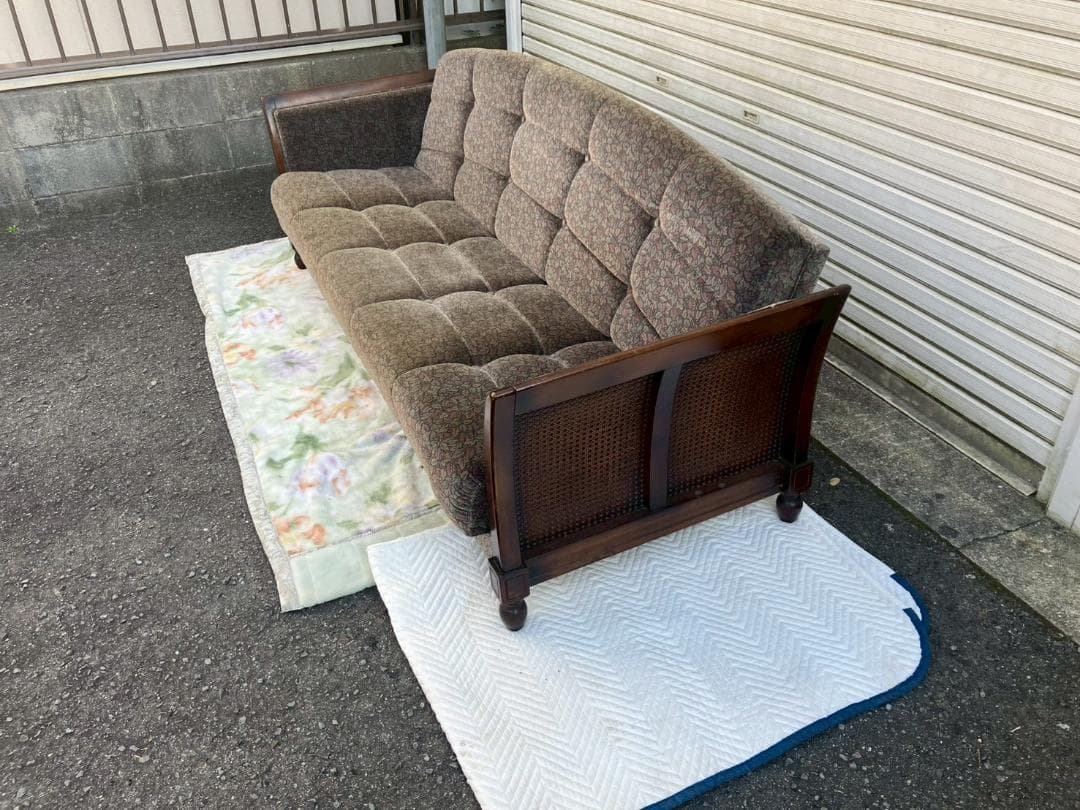 高級アンティーク★カリモク★コロニアル★3人掛けソファー