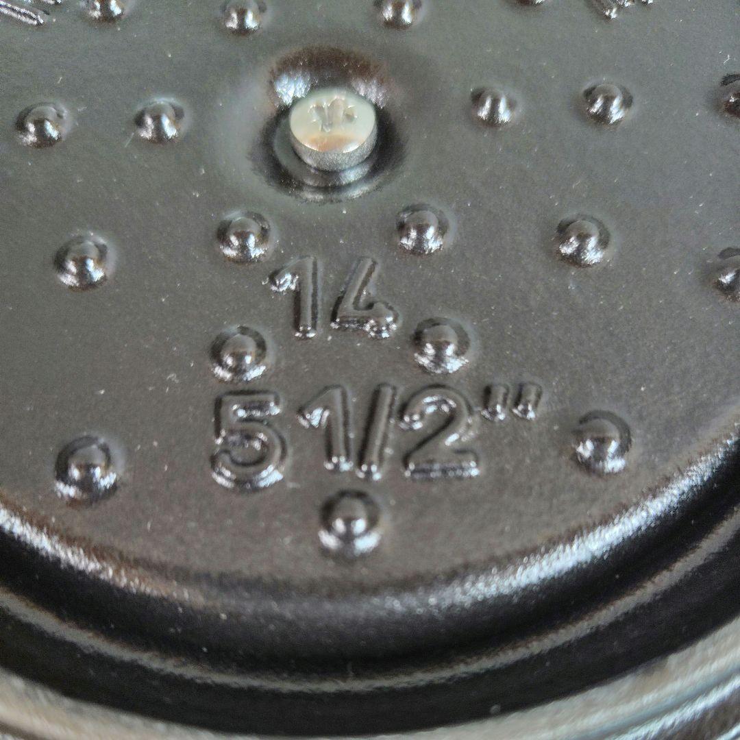 [未使用] ストウブ STAUB ピコ ココット 14cm グラファイトグレー②