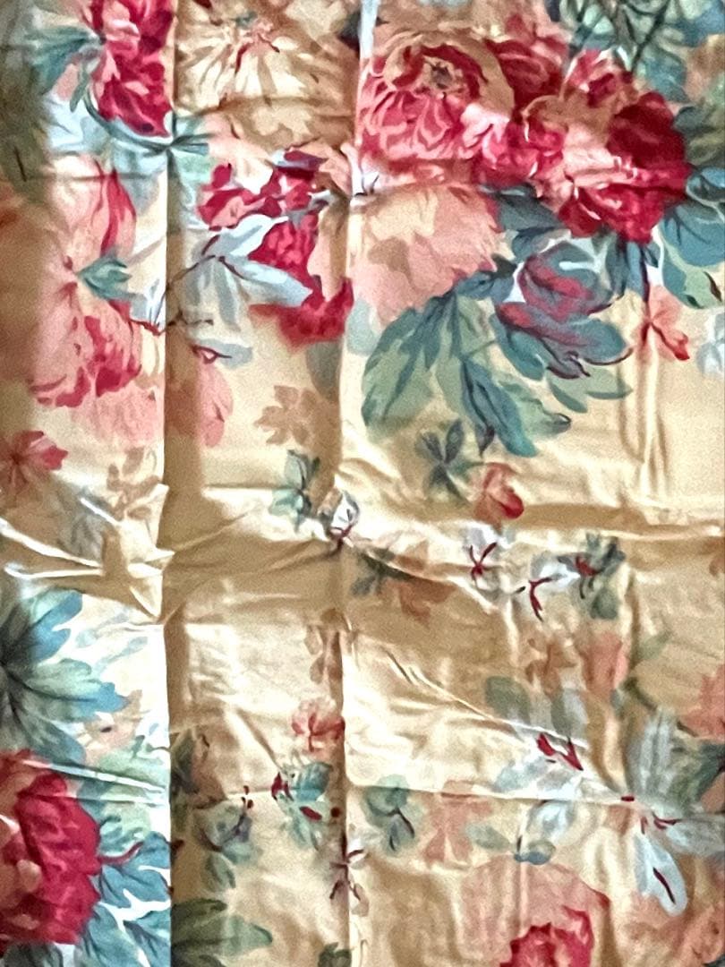 新品未使用✳︎貴重フリル付✳︎ラルフローレン✳︎花柄✳︎掛け布団カバー✳︎ダブルサイズ