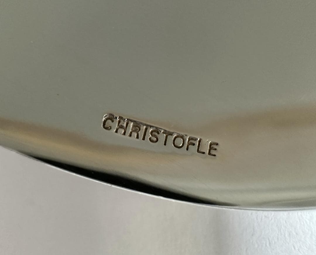 参考90万円 クリストフル ルネッサンス スターリングシルバーサービングスプーン