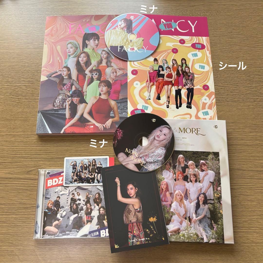 【美品】TWICE CD トレカ まとめ売り セット（ミナCD多め）