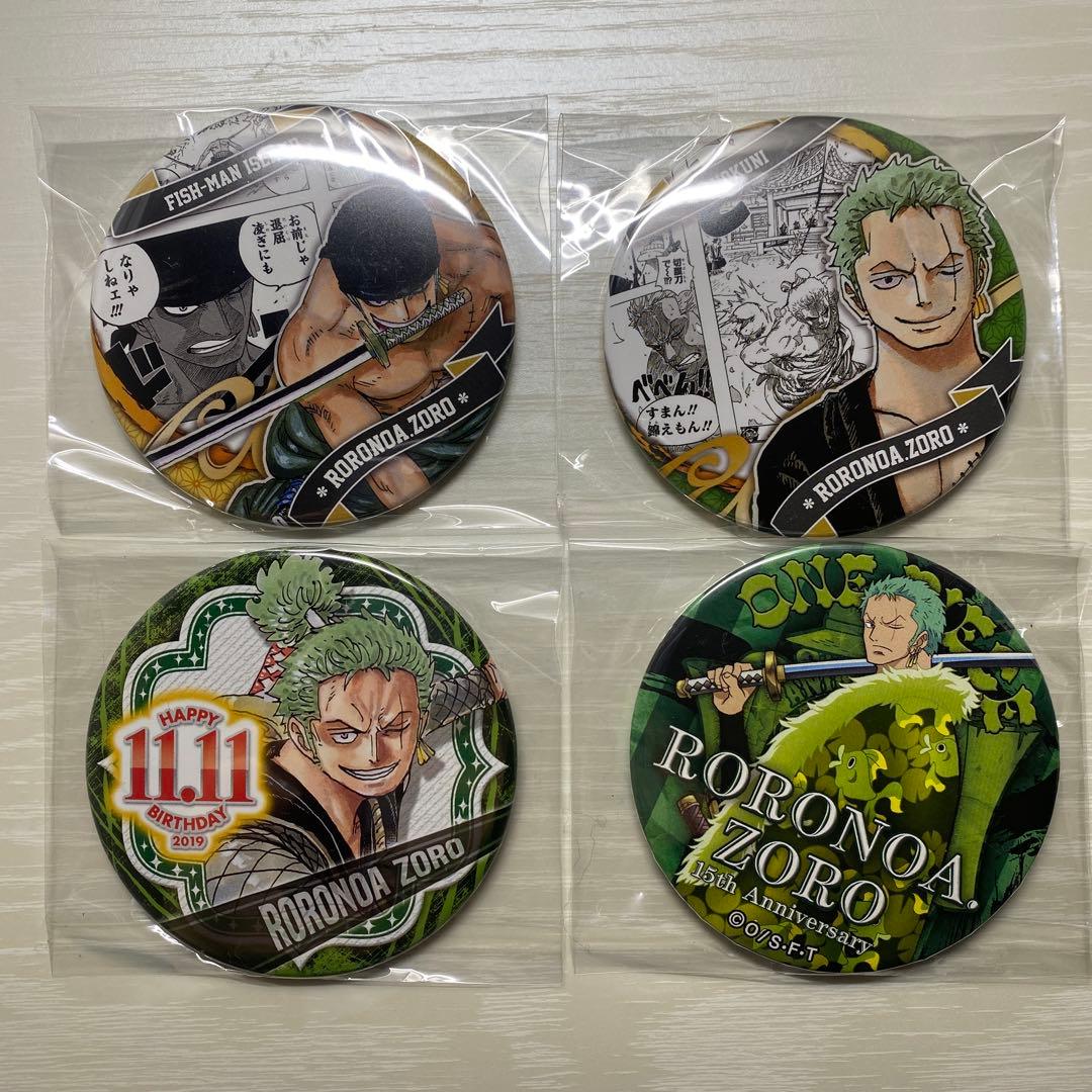 ONE PIECE バースデー コレクション缶バッジ ロロノア・ゾロ - メルカリ