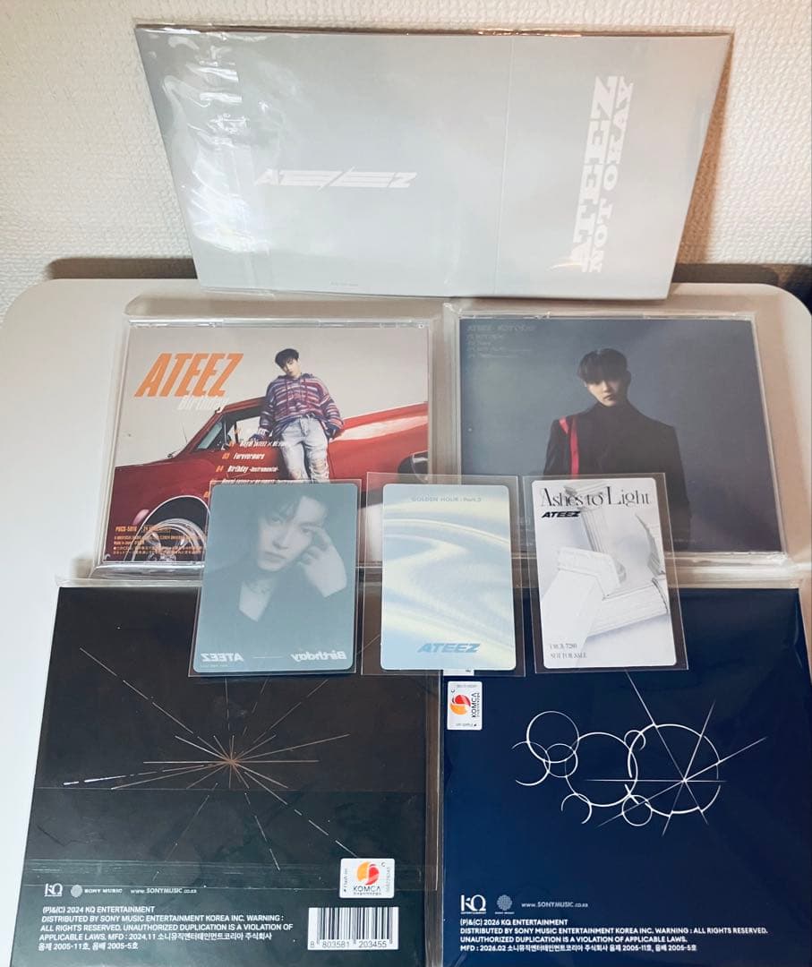 ホンジュンATEEZ CD トレカ セット まとめ - メルカリ