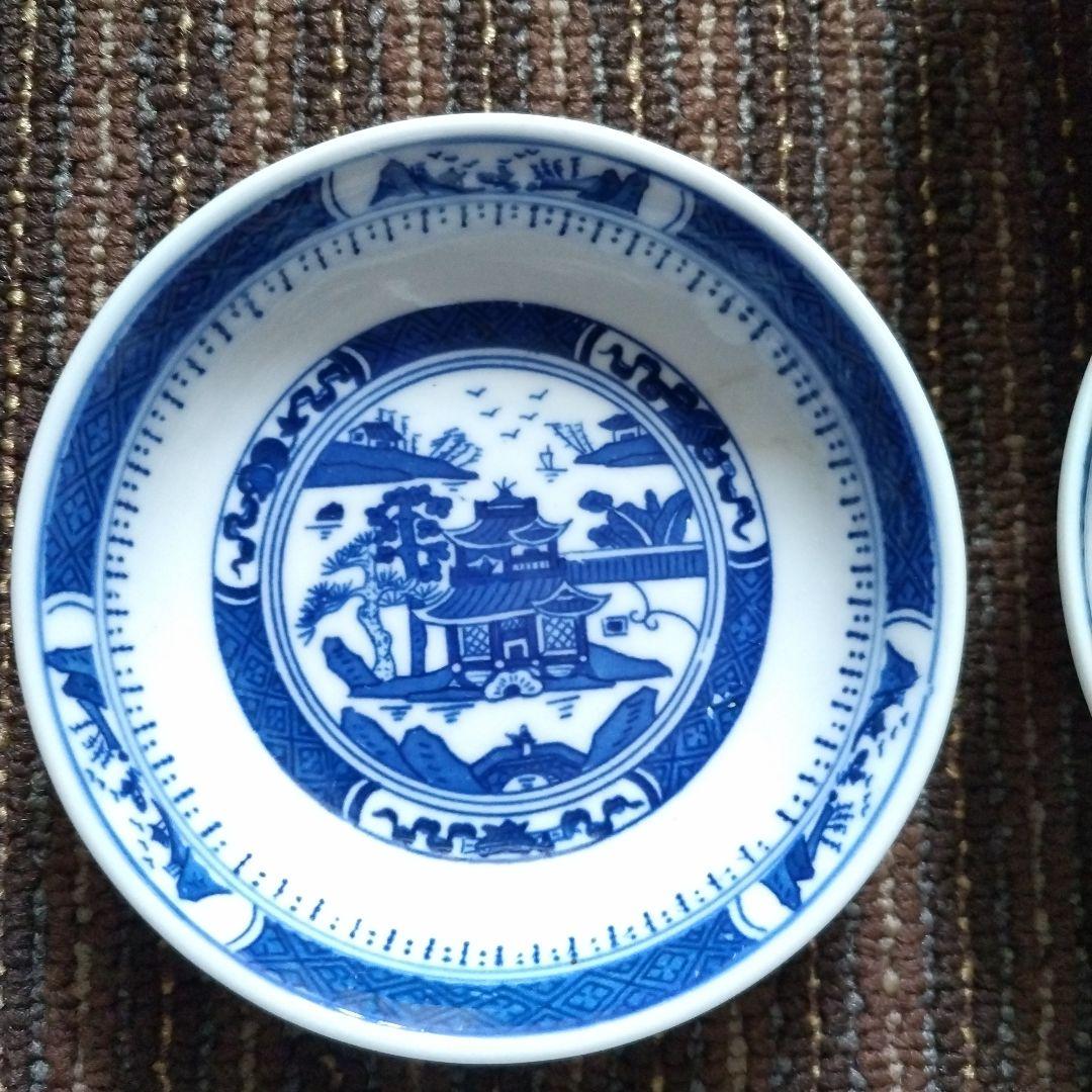 【デッドストック】1960年代　中国景徳鎮　人民瓷廠　山水画　１２点セット