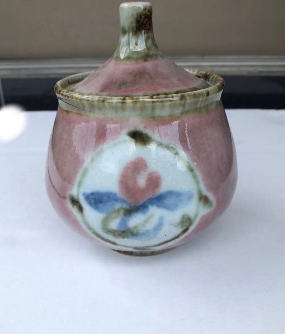 3. 廣内俊之作 呉須キャンディー入れ1客