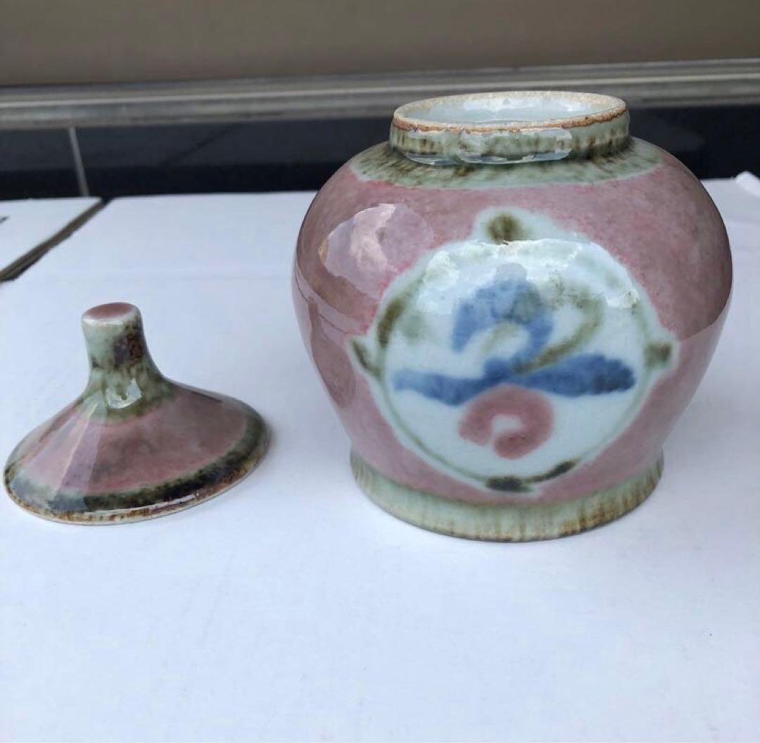 3. 廣内俊之作 呉須キャンディー入れ1客