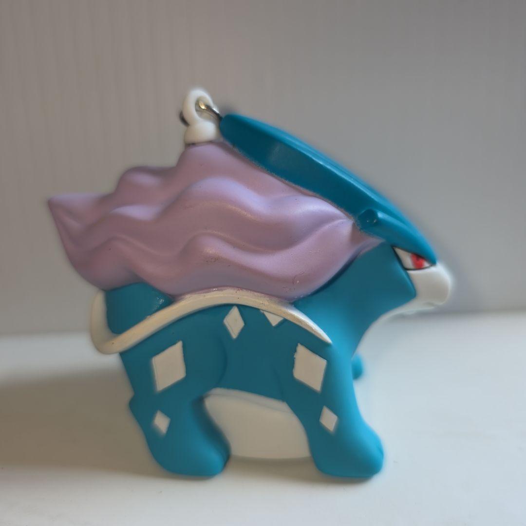 スイクン ポケモン ソフト フィギュア キーホルダー レトロ レア 昔