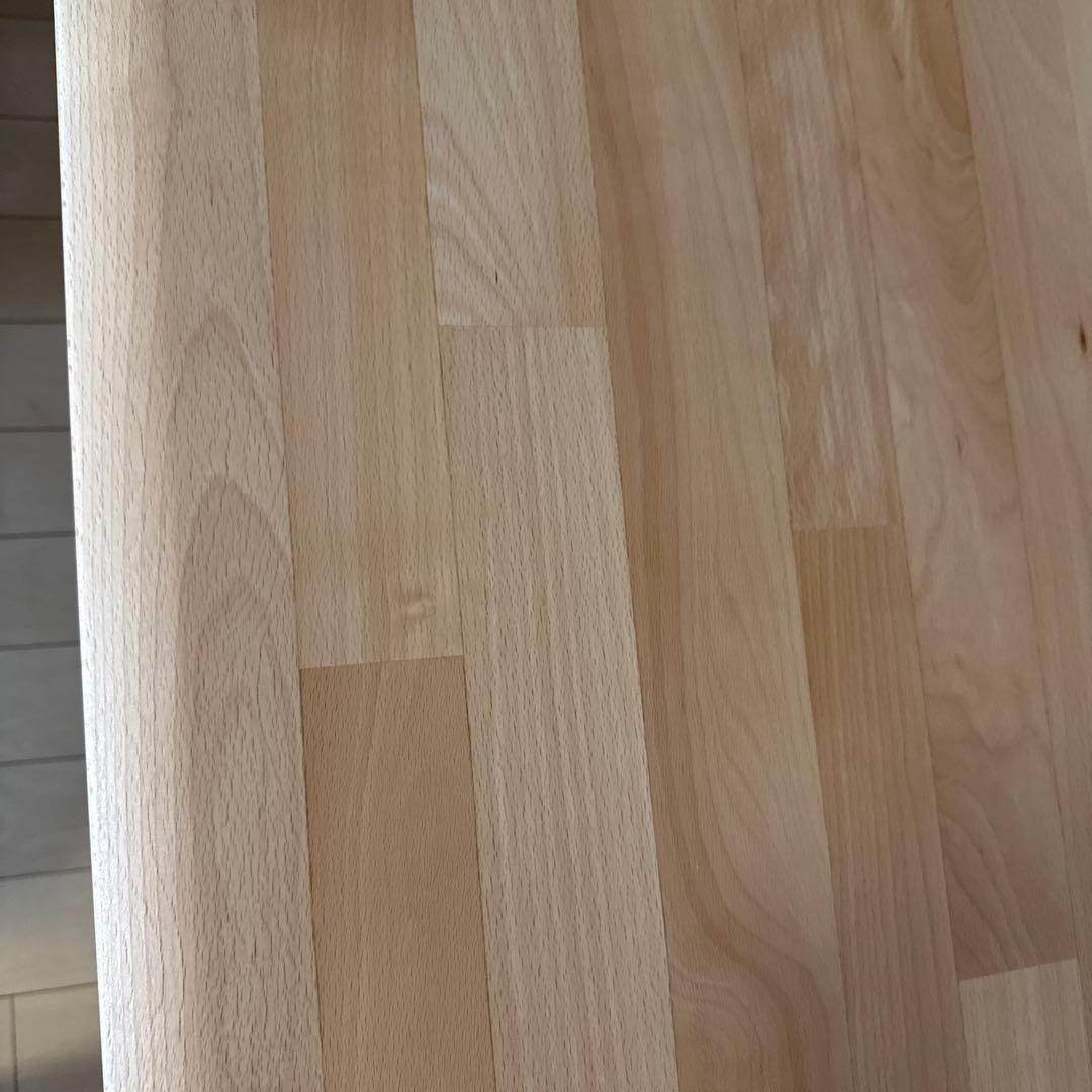 ニトリ 165×85×70 ナチュラルウッド 長方形テーブル