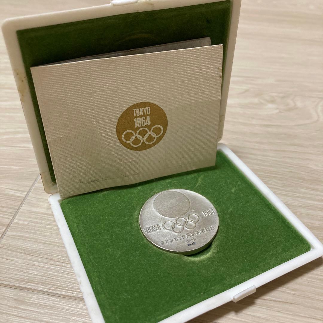 1964年東京オリンピック 記念メダル 銀 - メルカリ