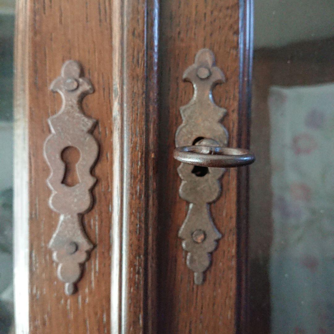 アンティーク家具 カップボード 本棚 キャビネット