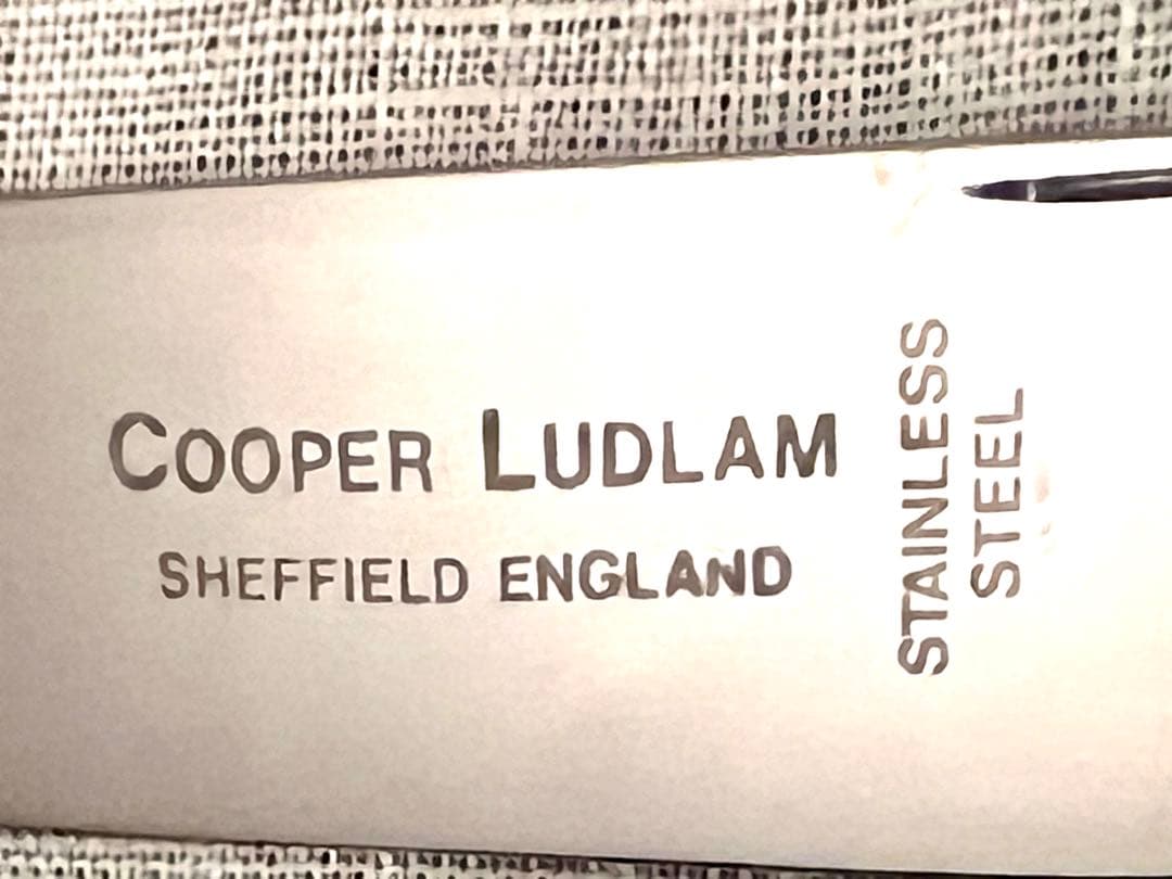 【Cooper Ludlam】キングスパターンデザートカトラリーシルバー製8点