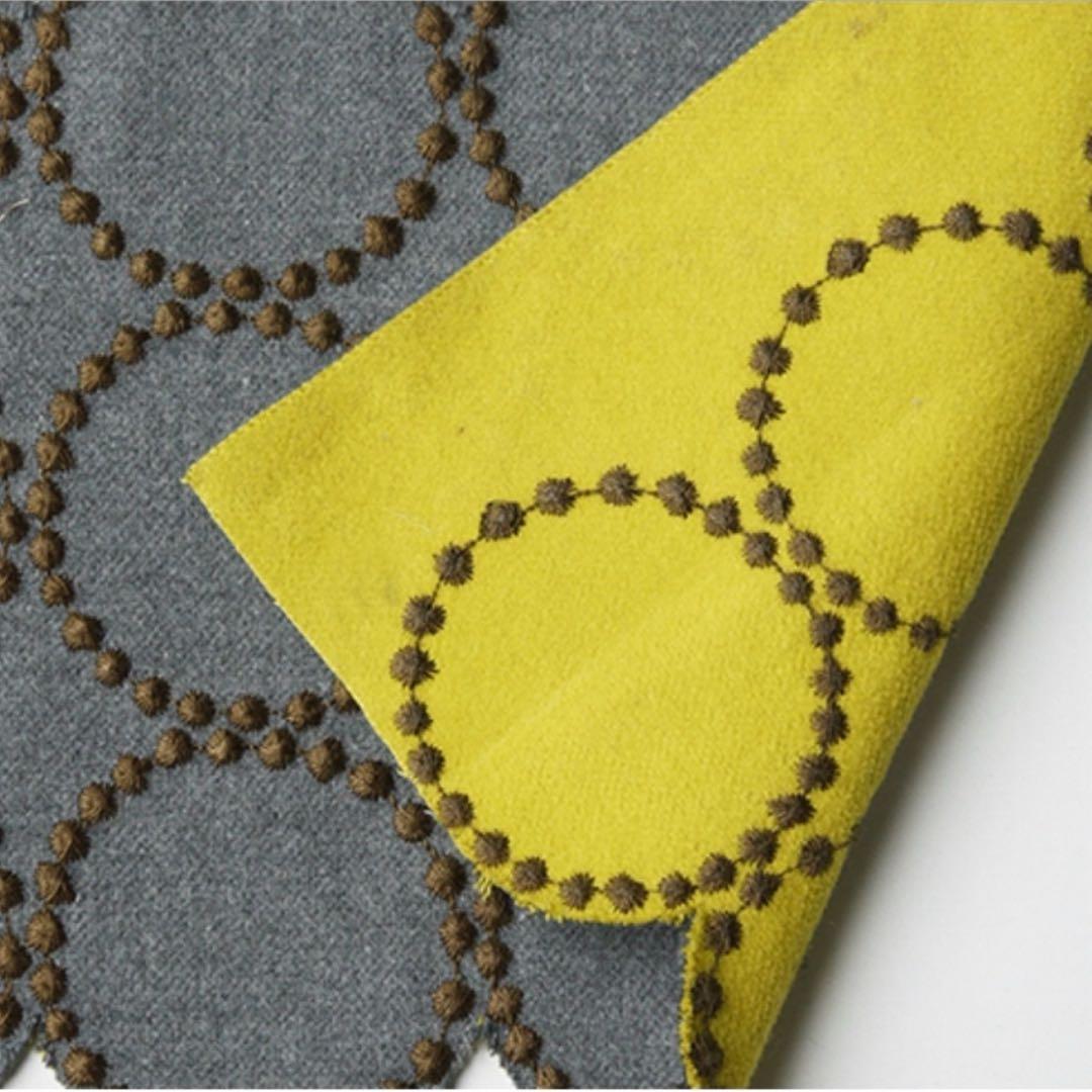 ミナペルホネン スツール タンバリン 丸椅子 【グレー/イエロー】 スタッキング