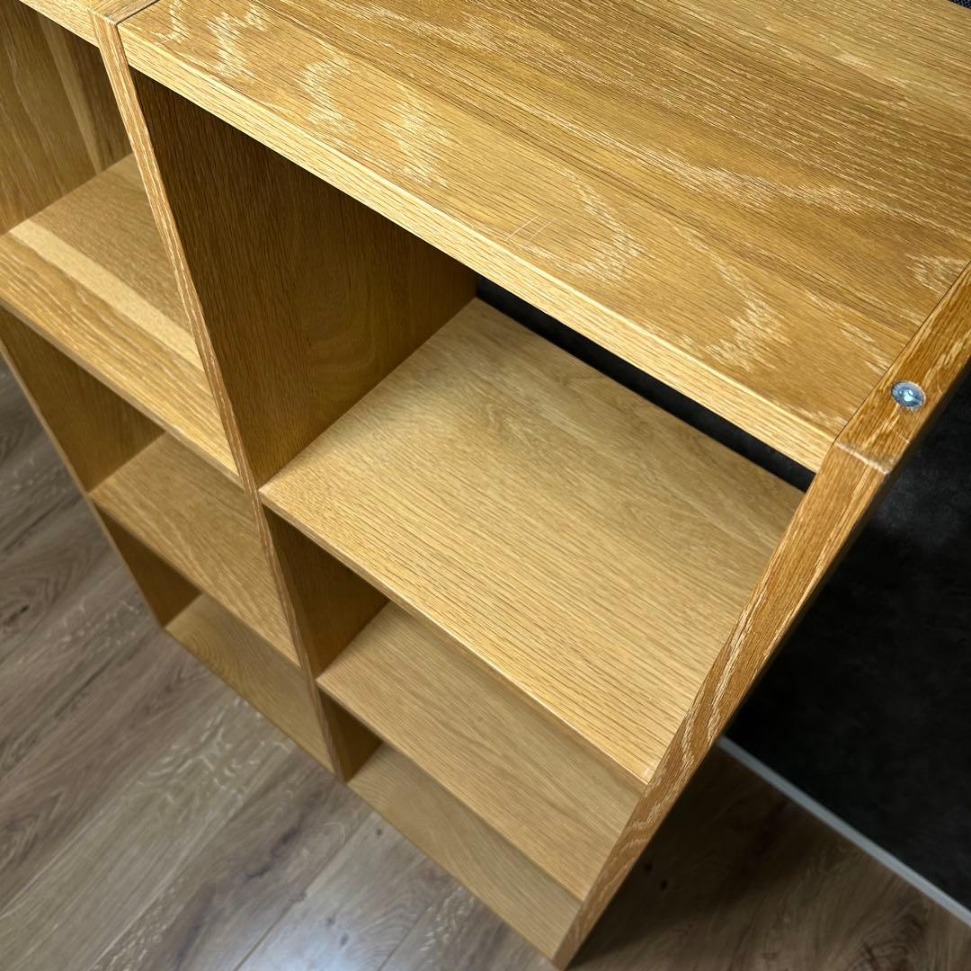 無印良品 スタッキングシェルフ 3段×2列 オーク材