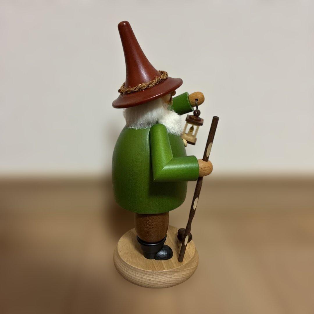 ドイツ　ミューラー工房　Muller 木製お香けむり出し人形