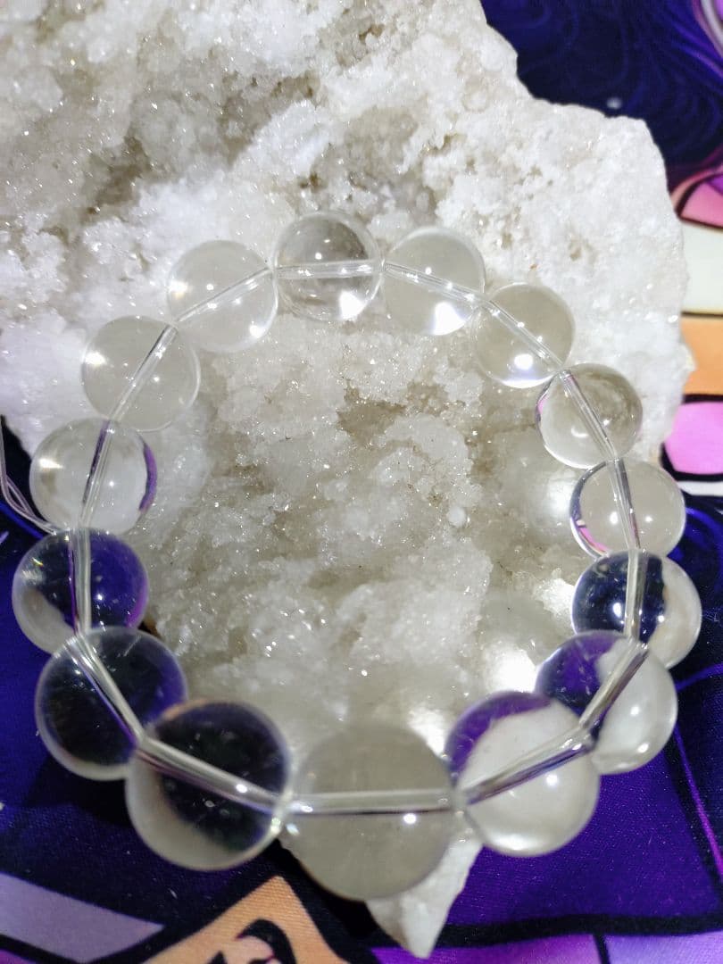 最高品質 カイラス産 ヒマラヤ水晶 ブレスレット パワーストーン