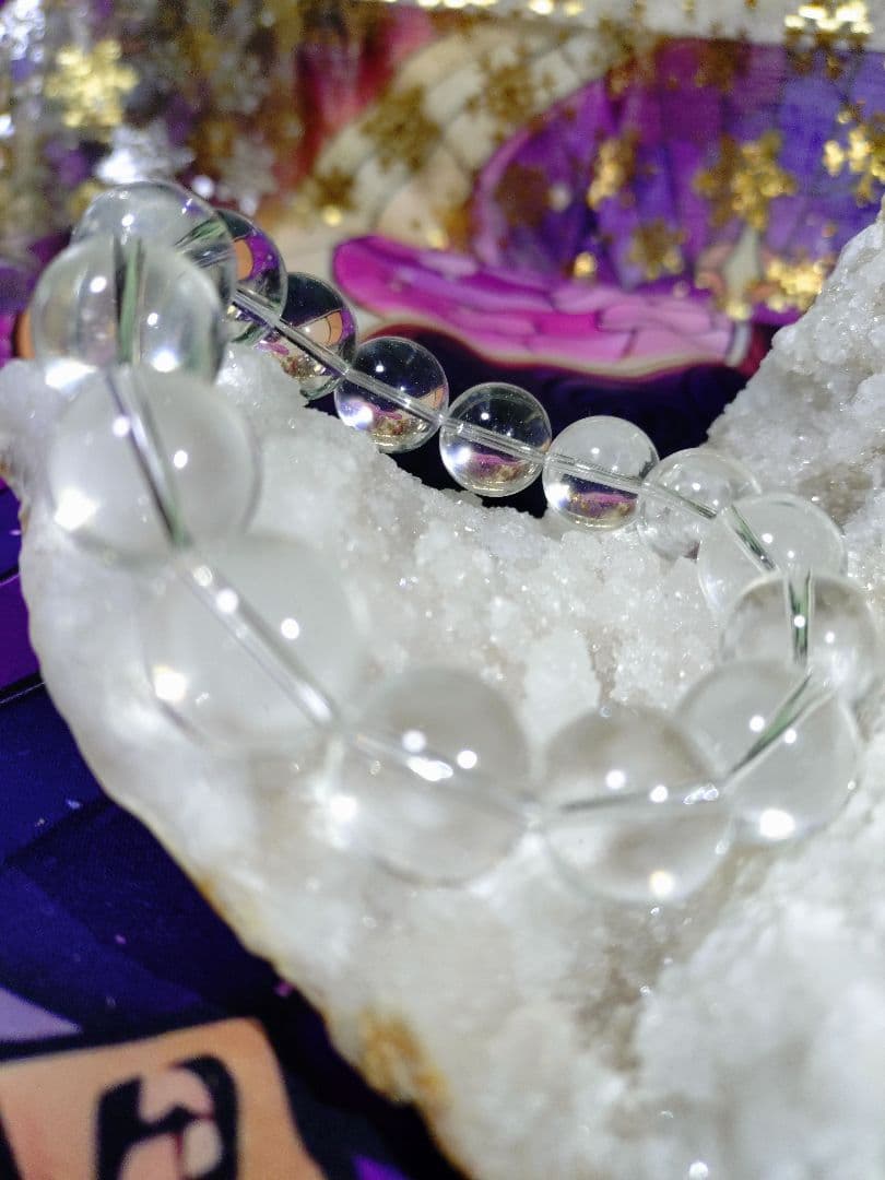 最高品質 カイラス産 ヒマラヤ水晶 ブレスレット パワーストーン