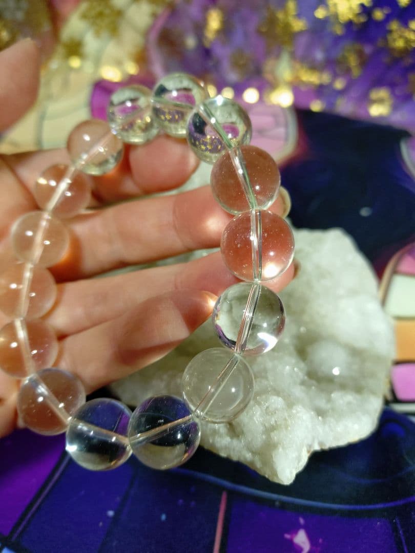 最高品質 カイラス産 ヒマラヤ水晶 ブレスレット パワーストーン