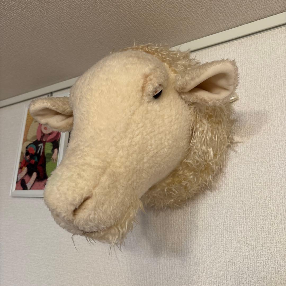 【お値下げ中】unico 壁掛け用ぬいぐるみ ひつじ